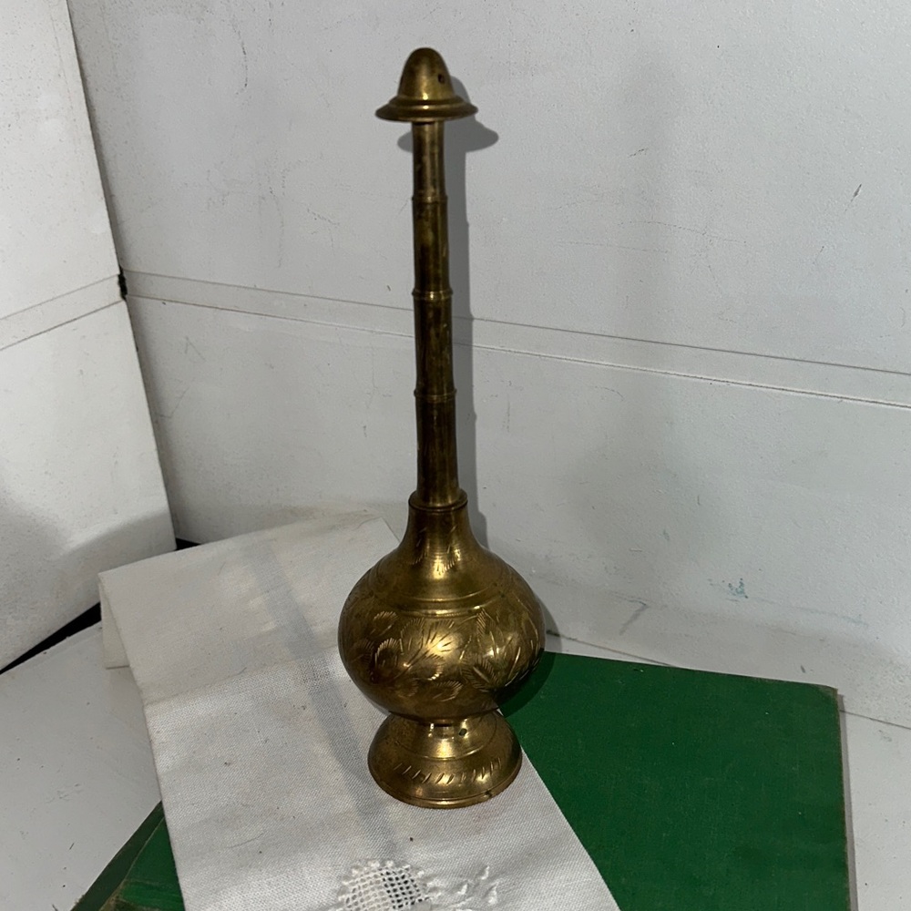 Vintage Persian Brass rose water sprinkler “galab pash”